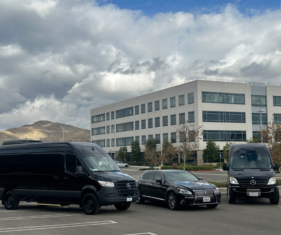 Group of luxury cars 2 | Redlands Limo Service Limo Service to Yaamava Featuring a Black Cadillac Escalade Arriving at Yaamava Resort & Casino for a Southern California Summer Concert 2026