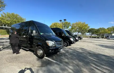 Mercedes Sprinter fleet vehicle for point-to-point group transportation