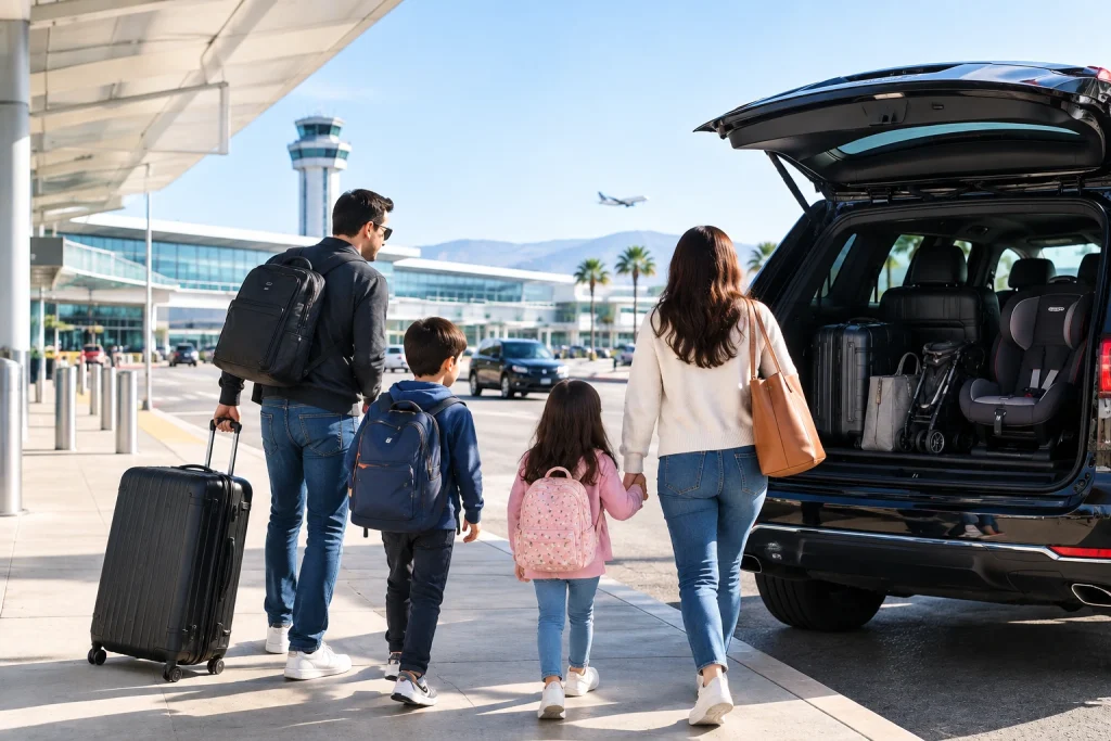 Airport Transportation With Kids in Redlands: What Every Family Should Know Before Booking