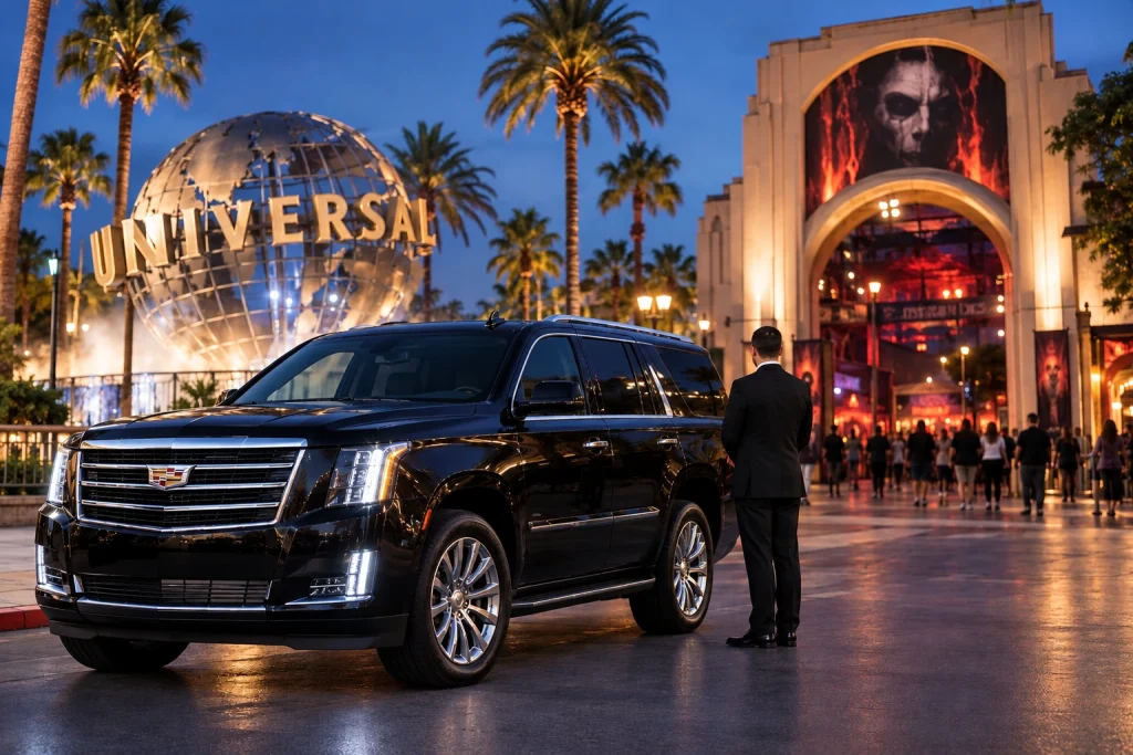 Best Luxury Halloween Horror Nights Transportation for Universal Studios Hollywood